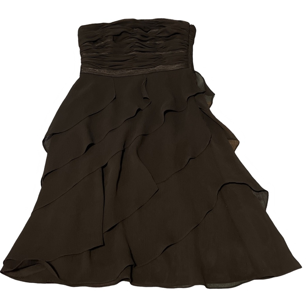 Strapless Tiered Cocktail Dress
